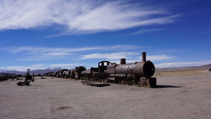 Uyuni train cemetery 13