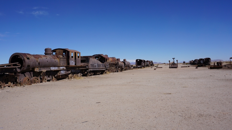Uyuni train cemetery 37
