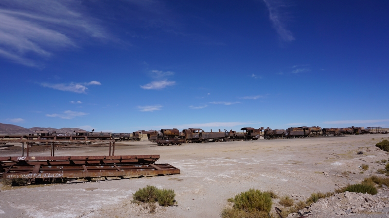 Uyuni train cemetery 43