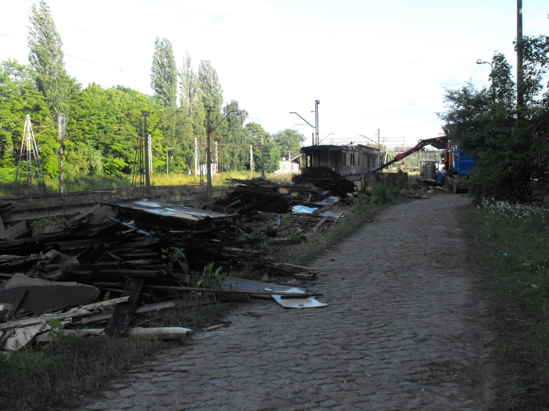 rozbiórka wagonu 01