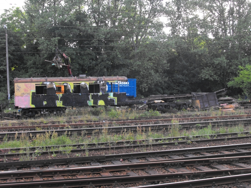 rozbiórka wagonu 08