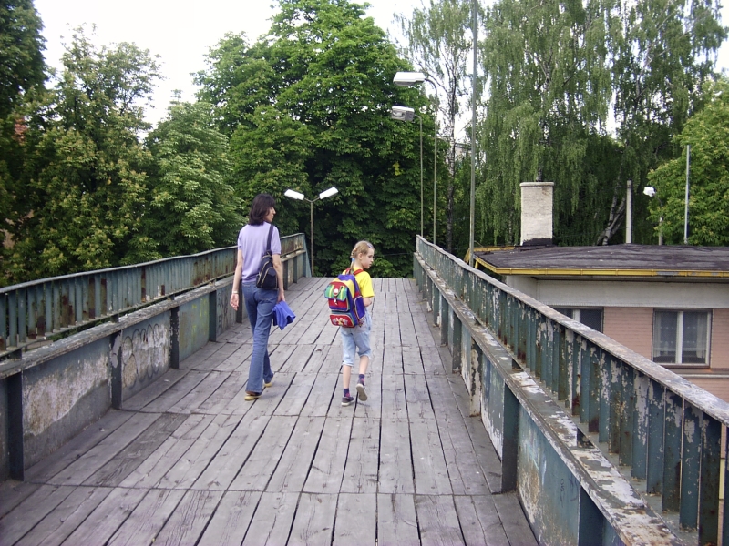 2003r. - kładka w Szczytnie