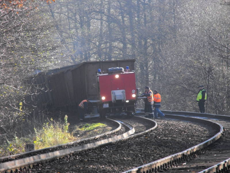 Wykolejenie wagonów - Gdynia 10