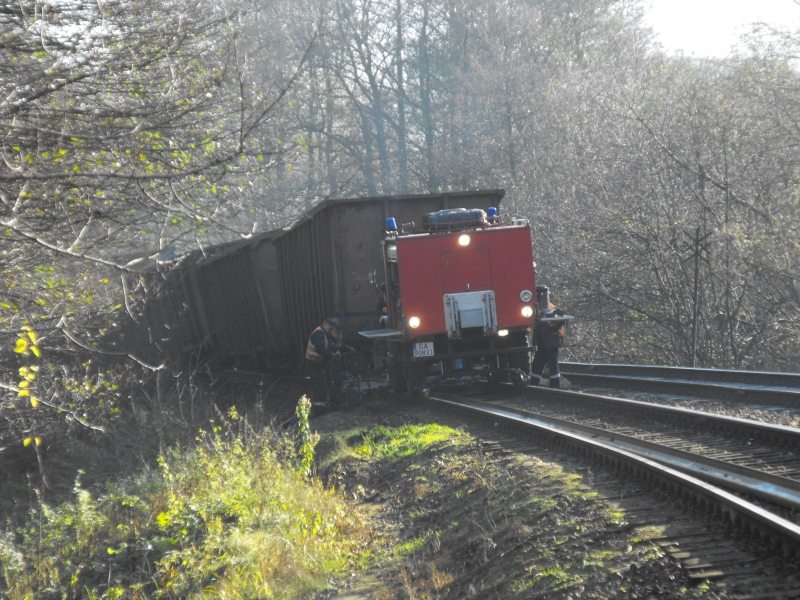 Wykolejenie wagonów - Gdynia 11