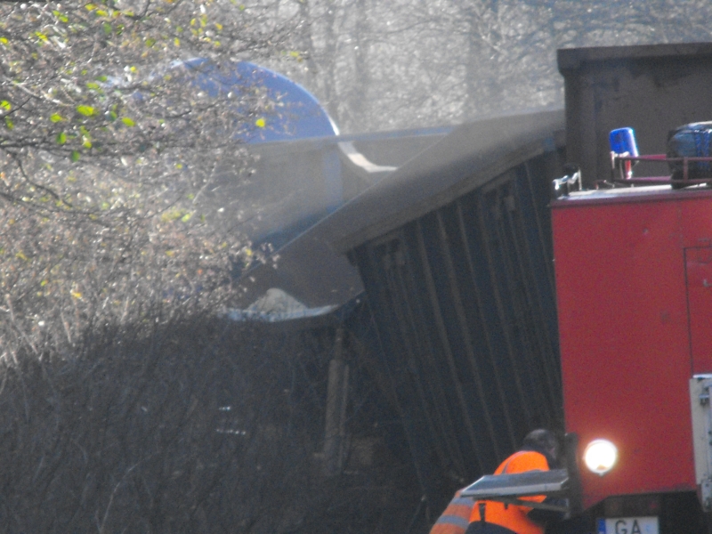 Wykolejenie wagonów - Gdynia 13