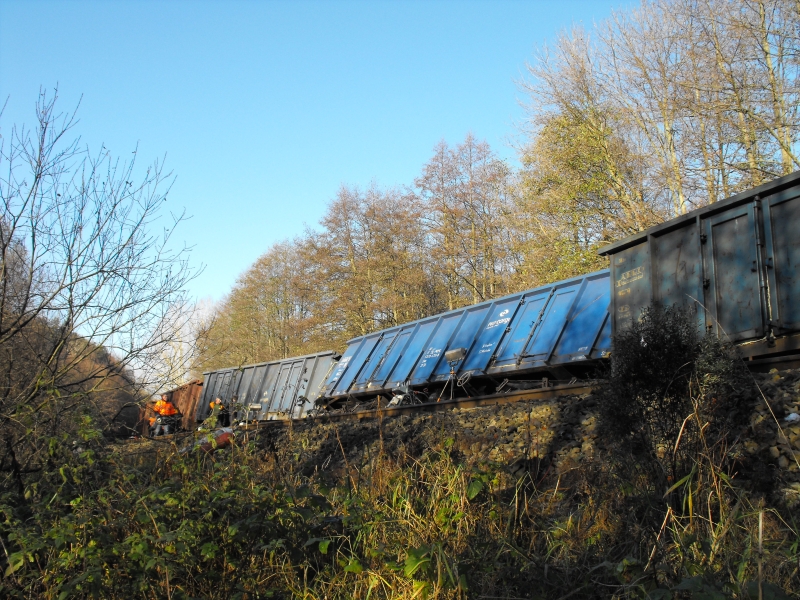 Wykolejenie wagonów - Gdynia 03